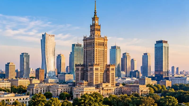 Poland cityscape